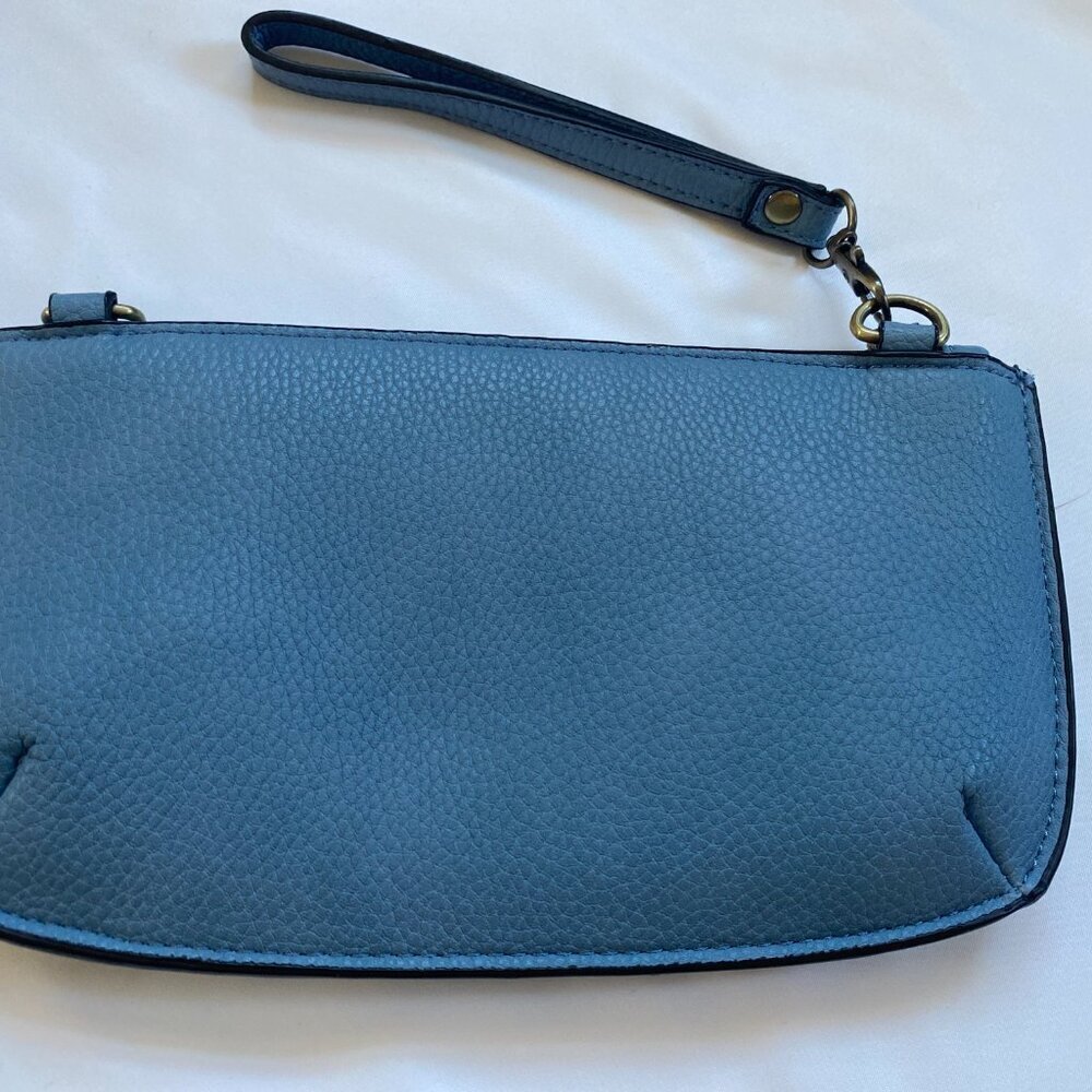 JOY Susan blue wristlet purse - Picture 2 of 6